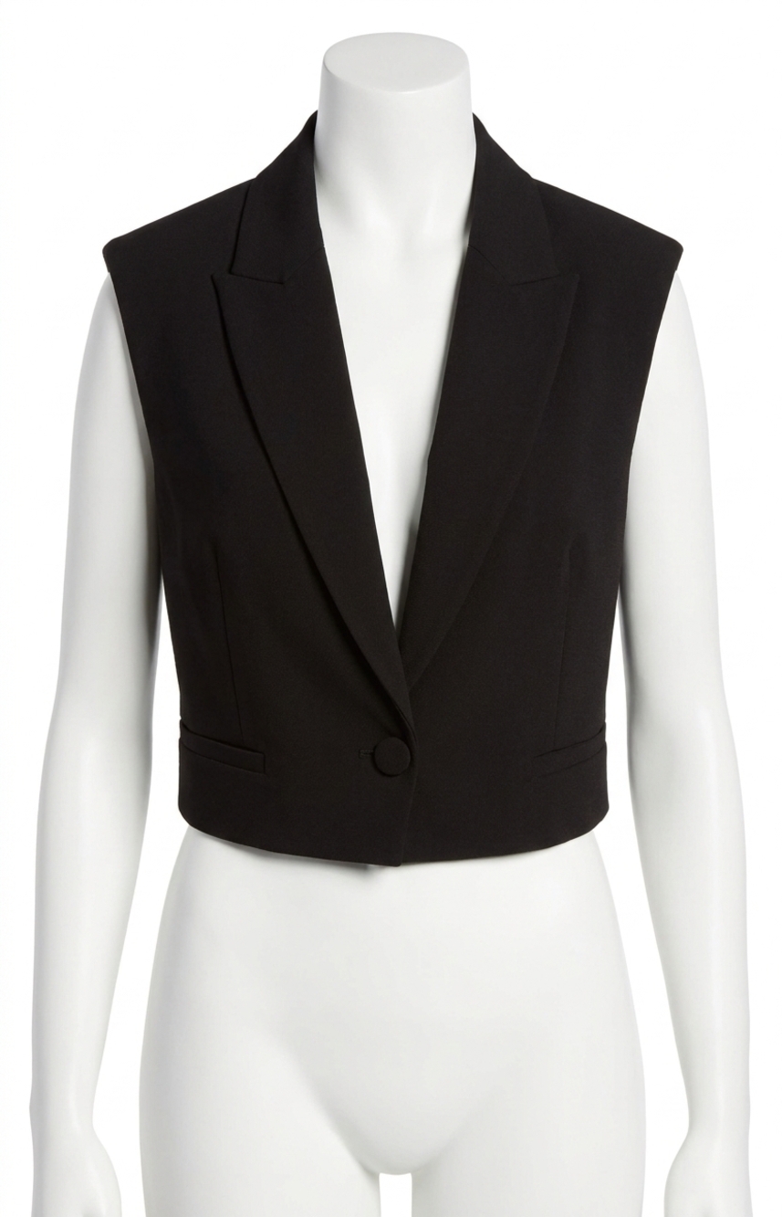 NEW DREW franka vest in black
